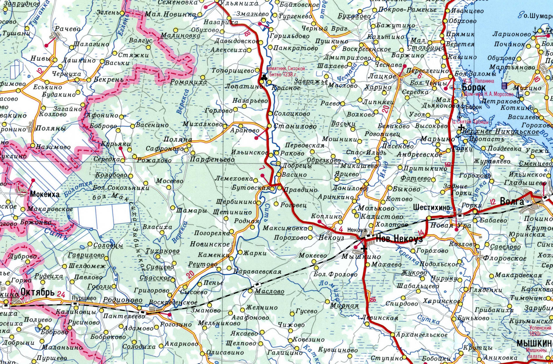 Карта автомобильных дорог спутниковая